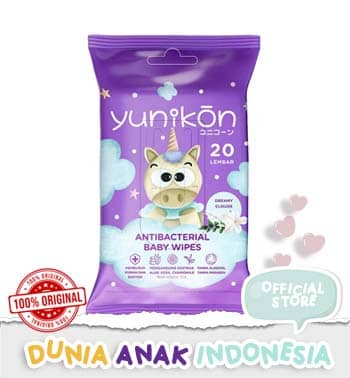 YUNIKON Dreamy Clouds AntiBacterial Baby Wipes 20s